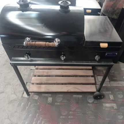 باربیکیو (کباب‌پز) گازی درب‌گرد پلوپزدار