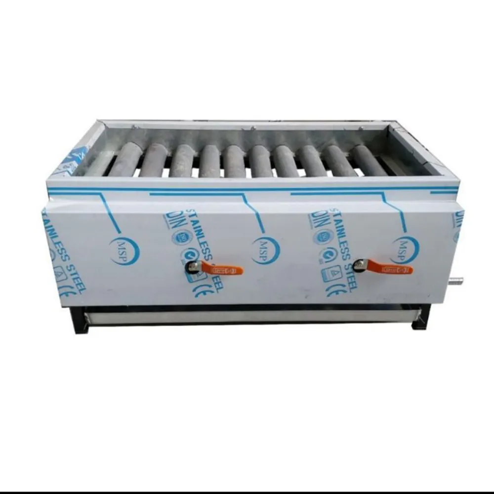 azar 5 - 1 کبابپز گازی ۸۰ سانتیمتری تمام استیل